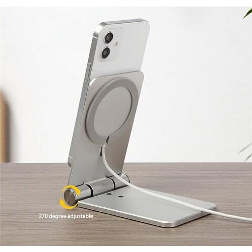 Wireless Charger Base Stand Bracket Phone Holder for iPhone 12 Series Phone