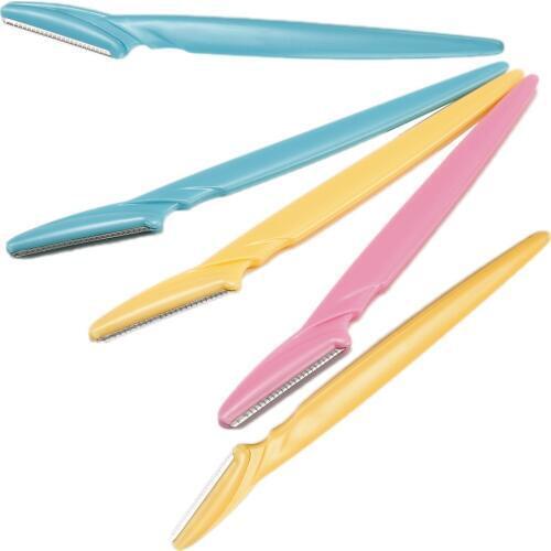 1 PC Easy Eyebrow Razor Eyebrow Shaver Hair Shaver Remover Blade Safe Trimmer Face Makeup Beauty Tools Eyebrow Cutting Scissors