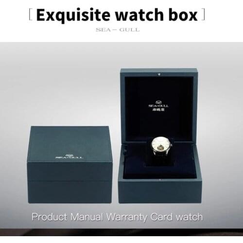 Seagull Mens Watch Tourbillon Mechanical Watch Multifunctional Calendar Watch Luxury Sapphire Glass Business Waterproof Watch