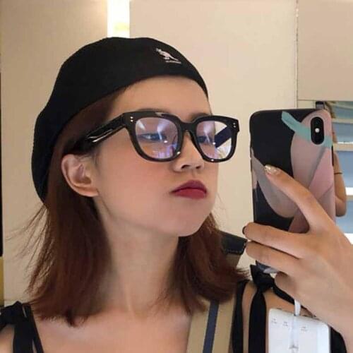 Classic Square Large Frame Oversized Glasses Women Men Trend Style Spectacle Frames Eyeglasses Casual Optical Computer Eyewear