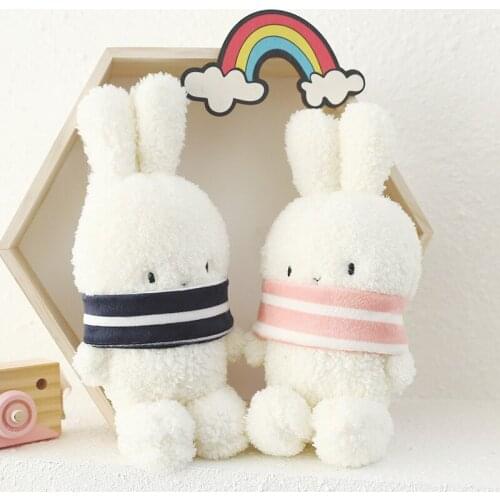 Cute Love Bobo Rabbit Kawaii Plush Toys Animal Cartoon Comic Anime Model Doll Stuffed Toy Christmas Birthday Gift For Children