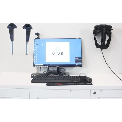 Apply to HTC Vive Pro helmet and handle hook saving space and detachable for fixing in two ways not compatible with other models