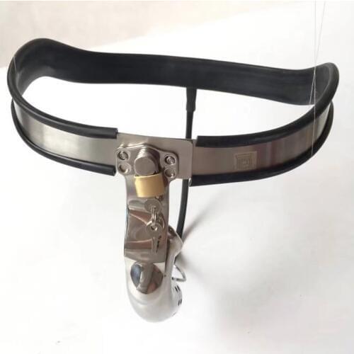 2018 New CCB Male Chastity Belt Panties Abstinence Stainless Steel Chastity Device Penis Cage Metal BDSM Sex Products For Men