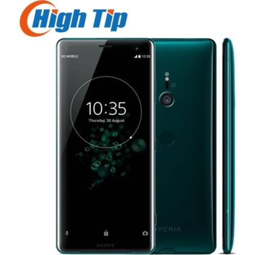 Unlocked Original Sony Xperia XZ3 4G LTE Mobile Phone 6.0" H8416 H9436 1/2 SIM Snapdragon 845 4GB+64GB NFC Fingerprint CellPhone