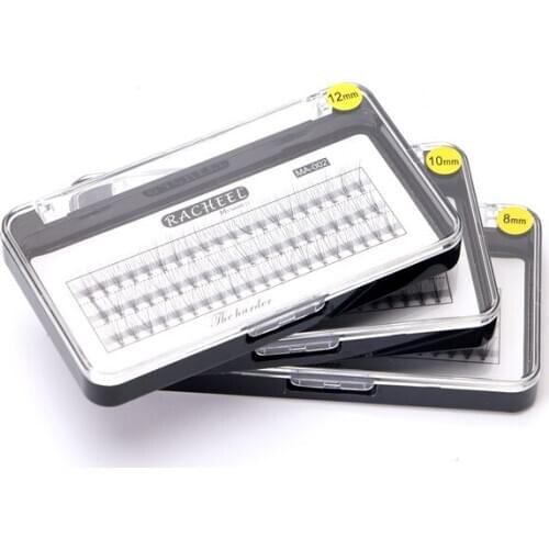 Lucky Flower 10 Roots New Fashion Racheel Hot Sale False Eyelashe Individual Natural Long Mink Fake Eyelashes Extension Handmade