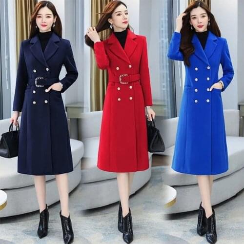 UHYTGF Womens Blue Coats