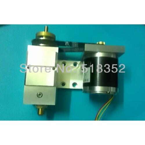 Rotating Assembly Set for Baoma EDM Drilling Machine, including 27V DC Geared Motor Drive dia.55mm, Belt, Isolator Plate