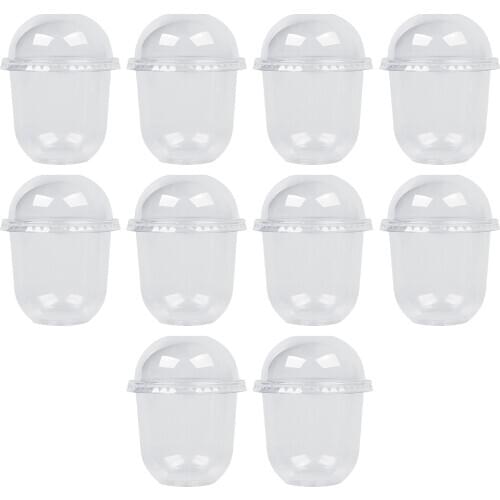 10pcs disposable milk tea cup, plastic cups, juice cups, drinking cups, disposable drinking cup