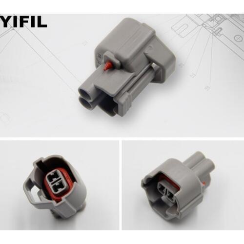 10pcs/lot 2 Pin/Way Fuel Injector Bottom Slot Female Connector Plug NEW EFI For Subaru Mazda Honda Nissan 6189-0039 Sumitomo
