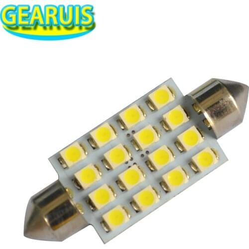 100x Big sales Wholesale Car led festoon light c5w 16 SMD 1210 led 16smd 3528 31MM 36MM 39MM 41MM Auto led bulbs DC 12V
