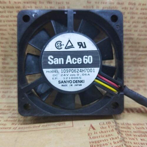 109P0624H7D01 DC24V 0.06A 6015 6cm cooling fan 6months Warranty