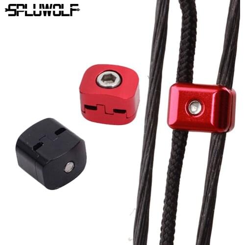 Bowstring Accessories Position Tool Archery Metal Rope Clamp Buckle Clip Aluminum Alloy