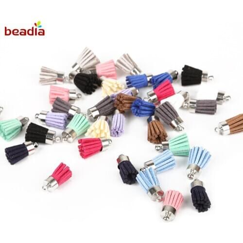 Beadia New Arrival Korean velvet cashmere silver bells Pendant Small Tassels For Decoration DIY Supplies accessories