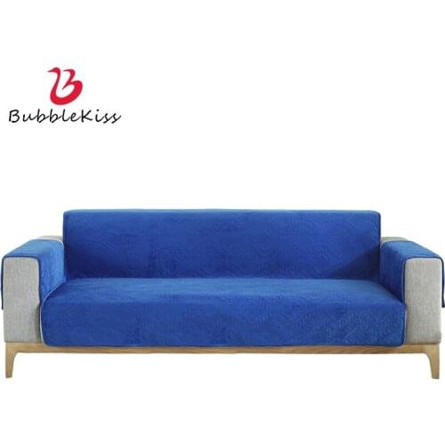 Bubble Kiss Sofa Cover Plush Soft Comfortable Skin-Friendly Wear-Resistant Four Seasons Universal Solid Home Decor Couch Cover