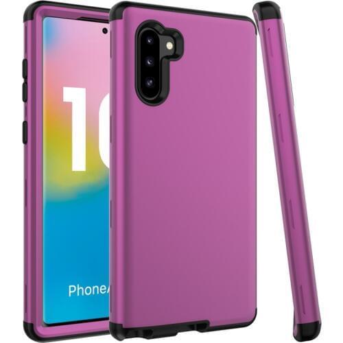 Samsung Galaxy s5 s6 s7 edge s8 s9 s10 note10 Plus note8 note9 Front&Back Silicone TPU 360 Protection Case 3-Layers Hybrid Armor