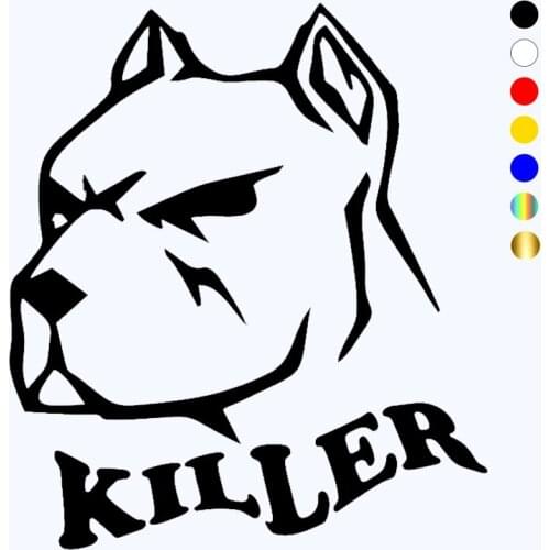 CK3283# pit bull vinyl protection funny car sticker vinyl decal waterproof car auto stickers for bumper rear window