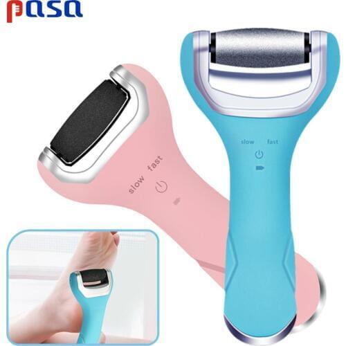 Electric Foot Dead Skin Exfoliator Callus Remover Rechargeable Pedicure Foot Care Tool Feet Dry Skin Removal Scrubber Smoother