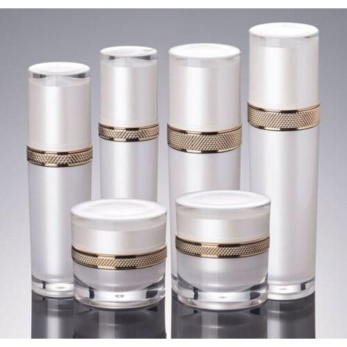 30/50/100/120ML white body lotion bottle emulsion shampoo bottles 30g 50g Cream jar box cosmetic packing new