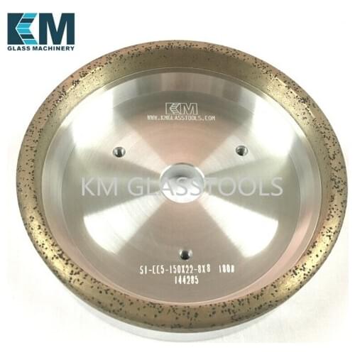 S1-CC5/Extreme quality!Diamond Cup Wheel D150xd-8x8mm for Glass Straight line edging, Double edging machine