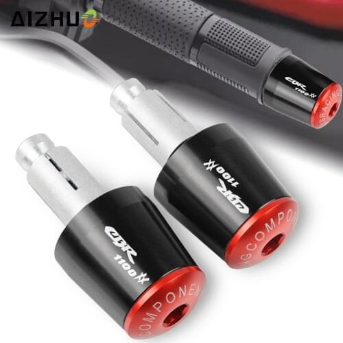 Motorcycle Handlebar End Grips Hand Cap Hand Bar End 7/8"22mm For HONDA CBR 1100XX CBR1100XX CBR 1100 XX 1997-2007 2006 2005