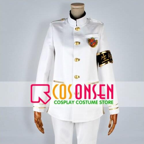 COSPLAYONSEN Vanquish Brothers Kenshin Cosplay Costume White Uniform Any Size Custom Handmade