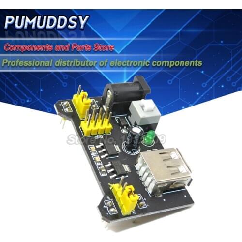 MB102 MB-102 Breadboard Power Supply Module 3.3V 5V Solderless Breadboard Voltage Regulator