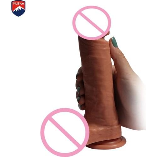 Mlsice Realistic Silicone Big dildo soft Penis Dick With Strong Suction Cup Huge Dildos Cock Adult Sex Products Sex Toys for Wom