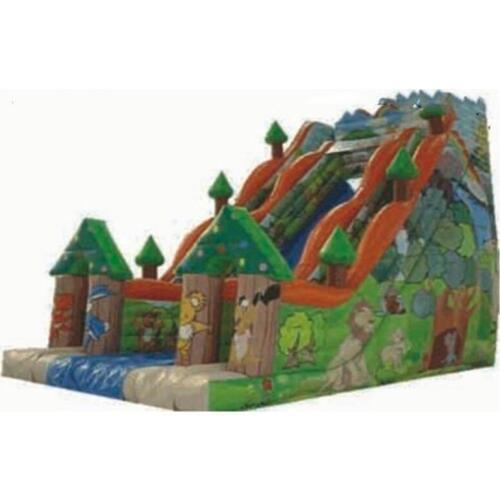 Inflatable Slip And Slide Inflatable Double Lane Slip Slide Inflatable Slide For Happy Childhood