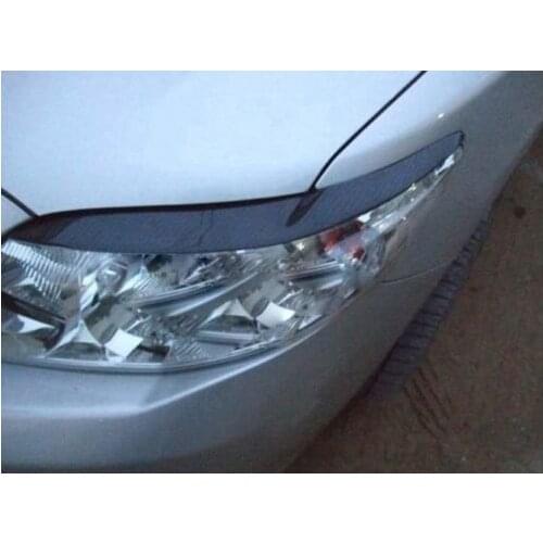 Carbon Fiber Headlight Eyelids Eyebrows for 2008-2012 Toyota Corolla XPS