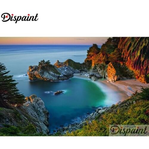 Dispaint Full Square/Round Drill 5D DIY Diamond Painting "Water reef" Embroidery Cross Stitch 3D Home Decor A10360