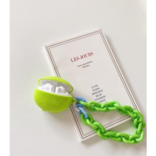 For huawei freebuds 4i 4 3 PRO Case fashion candy chain Non-slip Silicone Protect Earphones Cover free buds 4 i Headphones Case