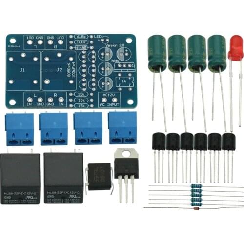 Speaker Protection Board Component Audio Amplifier DIY Boot Delay DC Protect Kit
