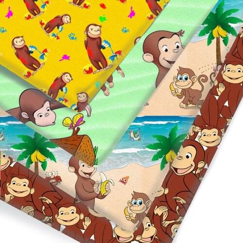 50*145cm Games Print Bullet Liverpool Fabric for Tissue Kids Home Textile for Sewing Cloth Fabric Baby Headband Headwrap Legging