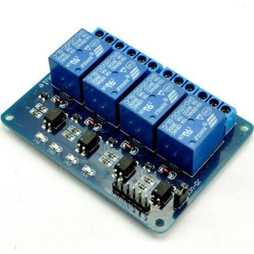 Free shipping 5V 4-Channel Relay Module Low Level Triger with Optocoupler 4 road relay module for Arduino Raspberry Pi