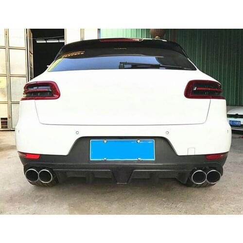 Suitable for Porsche 14-20 Macan Retrofits Small Surround Carbon Fiber Pilot Lamp Rear Lip Spoiler