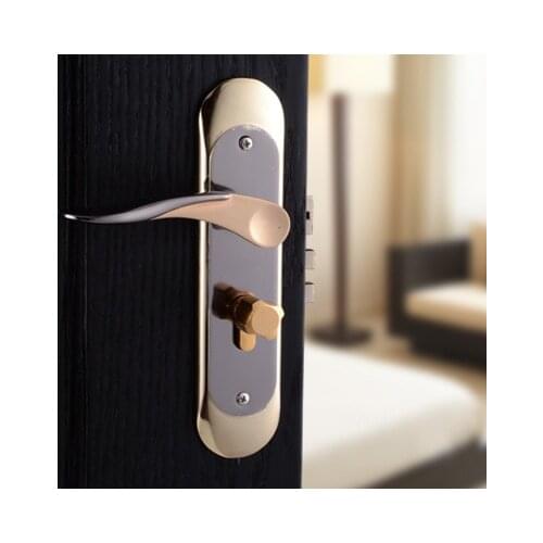 Interior door locks Double Security Entry Mortise house door Lock Set stainless steel gate locks safe handle keylock
