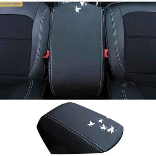 For Ford Explorer Sport 2011 2013 2016 2017 2018 Accessories car armrest box protection covers PU leather interior decoration
