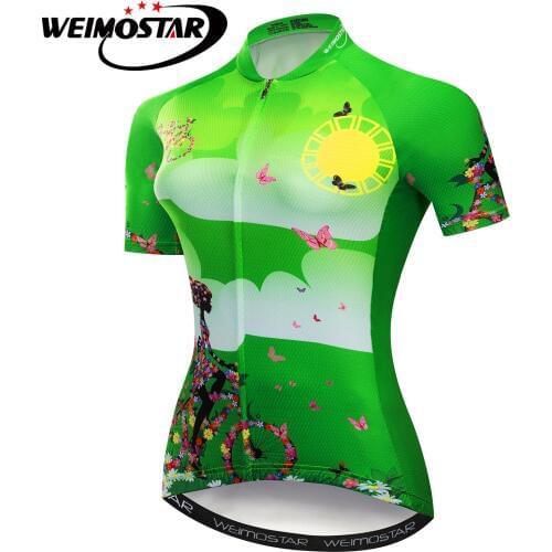 Cycling Jersey Women Summer Short Sleeve Bike Clothing Shirt Road Bike Jersey Ropa Ciclismo quick dry Bicycle Maillot