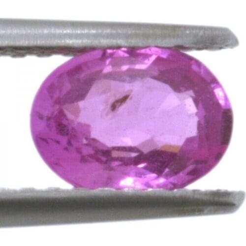 0,84ct.Pink Sapphire Oval Cut