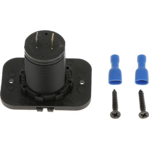 1A/2.1A Charger Socket For Car Boat Motorcycle 12v Dual 2 USB Outlet