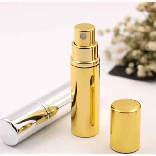 5ml Refillable Portable Mini perfume bottle & Traveler Aluminum Spray Atomizer Empty Container LX7889