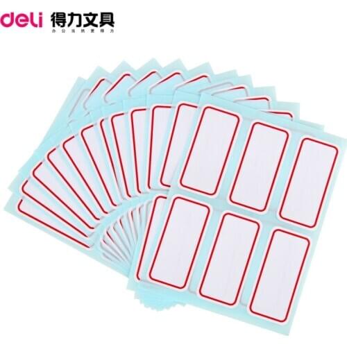 7182 self adhesive label 25mm * 53mm * 6 ticket sticker self adhesive label stationery sticker cute stickers