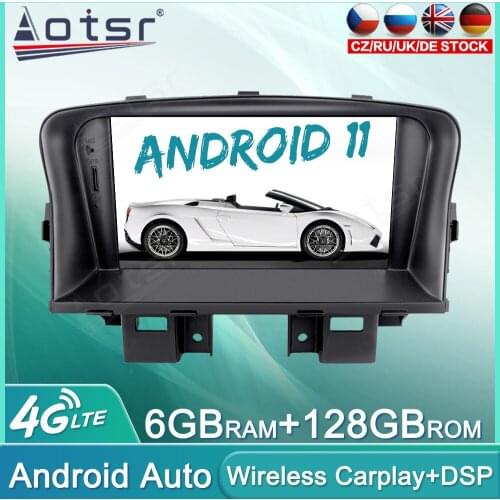 Android 11 128GB Car Radio For Chevrolet Cruze 2009 - 2012 Audio Multimedia Player GPS Navigation Auto Stereo Head Unit Carplay