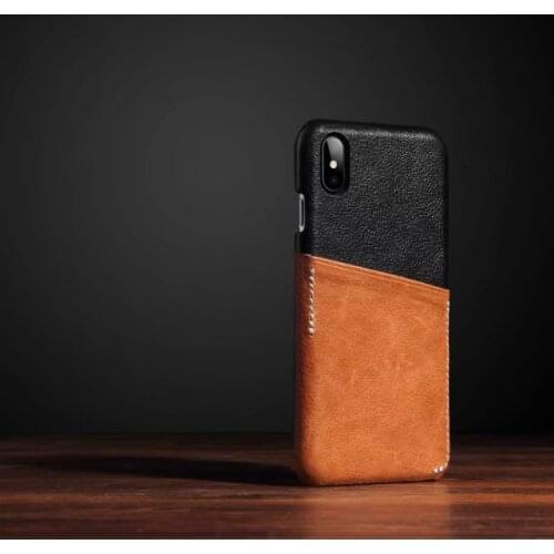 DHL Free Genuine Leather Cases For iphoneX iphone8 8Plus Double color Leather cardslot BackCover for 7Plus 6S Plus cases