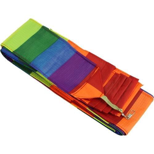 Super Nylon Stunt Kite Tail Rainbow Line Kite Accessory Kids Toy Flying Kite Reel String Kitesurf kiteboard Accessory for Child