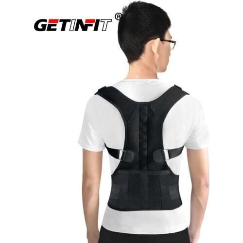 Fashion Adjustable Back Posture Corrector Magnetic Therapy Posture Corrector Brace Shoulder Back Brace Support Belt