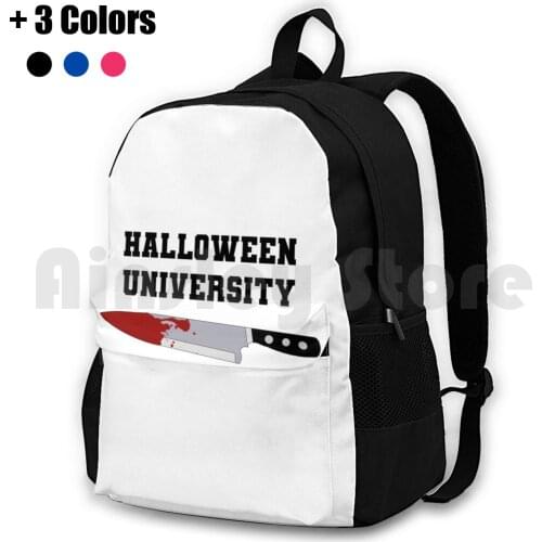 Halloween University Outdoor Hiking Backpack Riding Climbing Sports Bag Halloween Horror Halloween Movies Michael Meyers Jamie