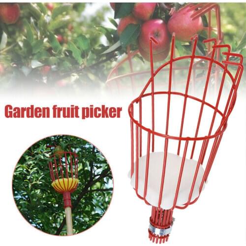 Fruit Picker Basket Catcher Picking Fresh Orange Garden Tools for Broom Pole Stick AUG889