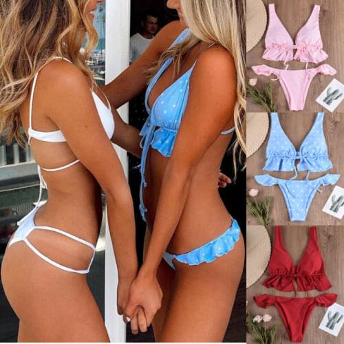 Meihuida Swimwear With Ruffles