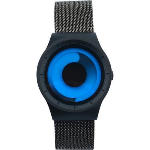 Top brand women men fashion steel stainless strap swirl design wristwatches for unisex promotion gift concept watches